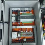 Tableros para control de llenado, mediante radios inalámbricos banner